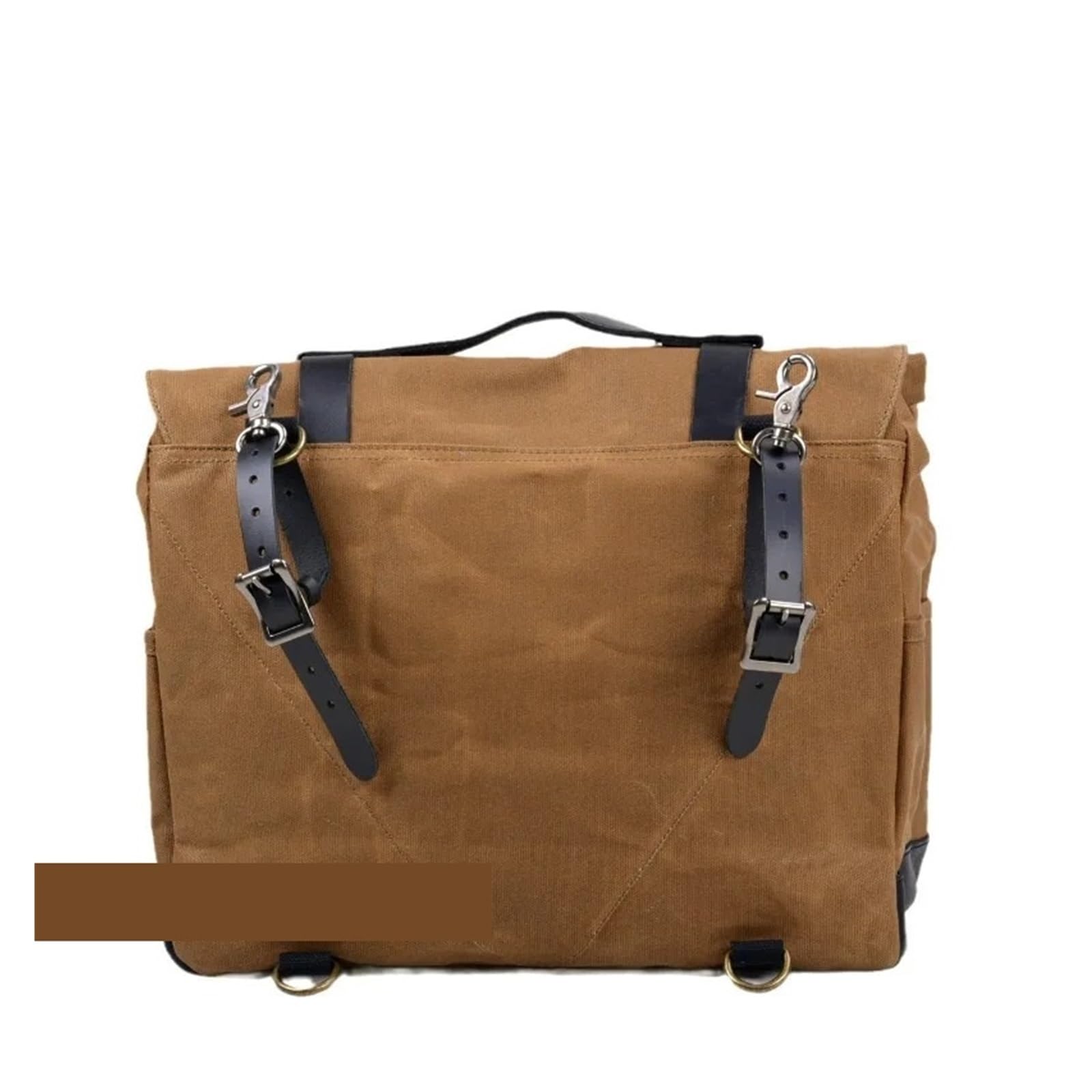 Borsa Moto Borsa Sella Per Moto Retrò Universale Impermeabile Tela Cerata Olio Messenger Motociclette Incrociatori Laterali Grande Selle Moto Bagagli(A)