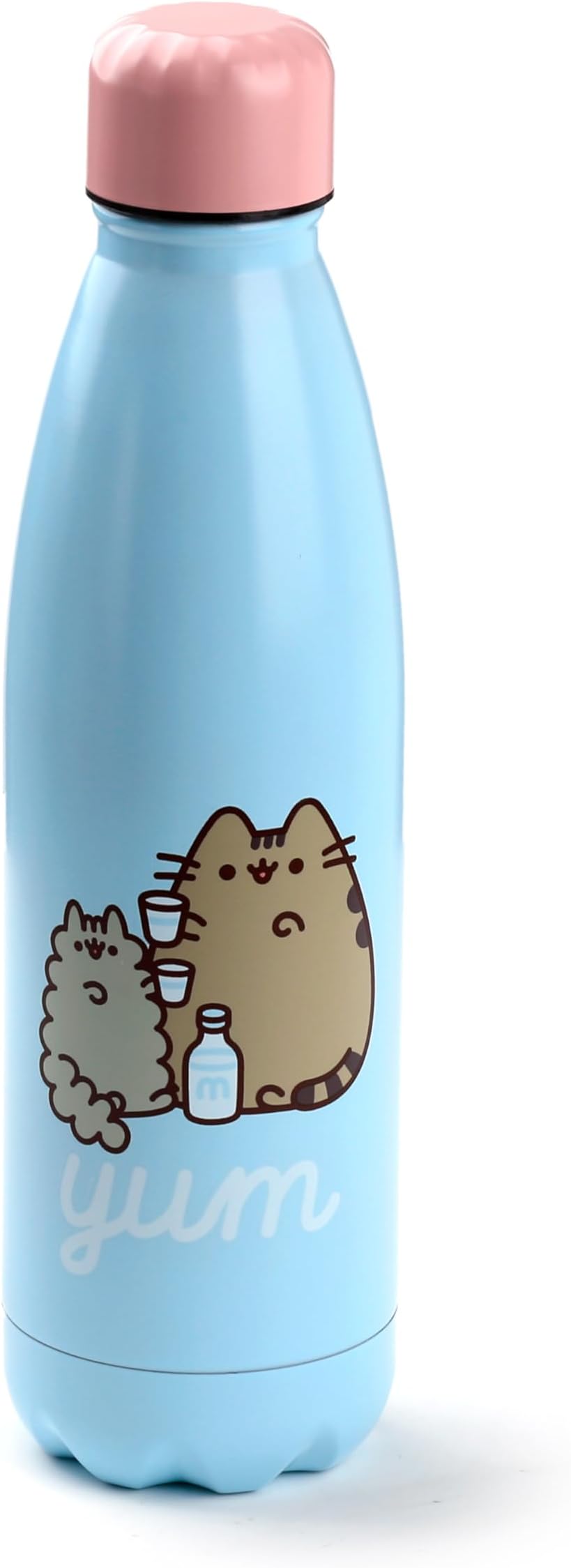 Puckator Pusheen Foodie 500ml Stainless Steel Insulated Bottle for Hot or Cold Drinks