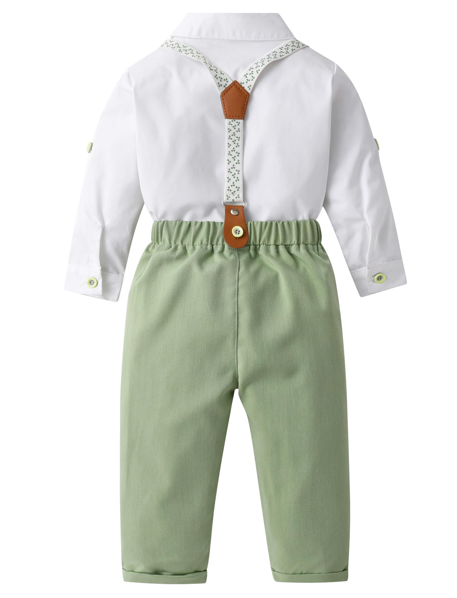 Happy Cherry Costume de baptême d'hiver pour bébé garçon Ensemble de mariage en coton à manches longues pour fête d'enfant Vêtements de cérémonie pour homme Idéal comme cadeau d'anniversaire de