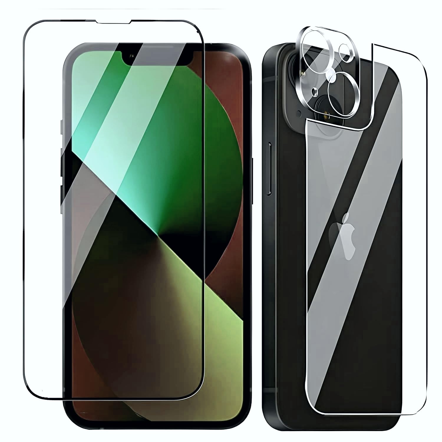 TECH KONNECT iPhone 15 Front and Ultra Thin Flexible Back Guard with Transparent Camera Protector,Front & Back Tempered with Camera Glass (iPhone 15, Combo) (B0CKY12NBM) Amazon Price History, Amazon Price Tracker