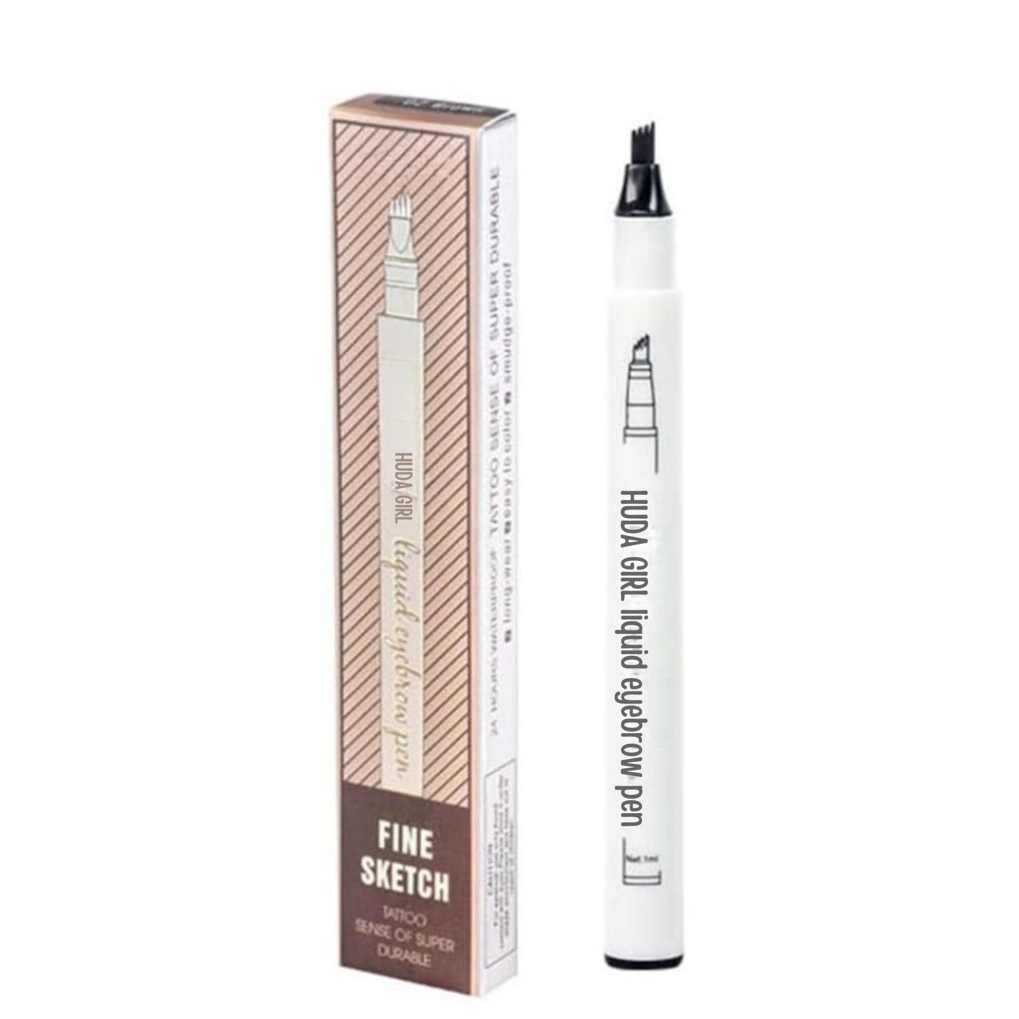 HUDA GIRL Eyebrow Pencil Black - Waterproof & Smudge-Proof Eyebrow Filler for Denser, Fuller Eyebrows - Easy to Use, Natural & Long-Lasting Finish Eyebrow Pencil-image-49