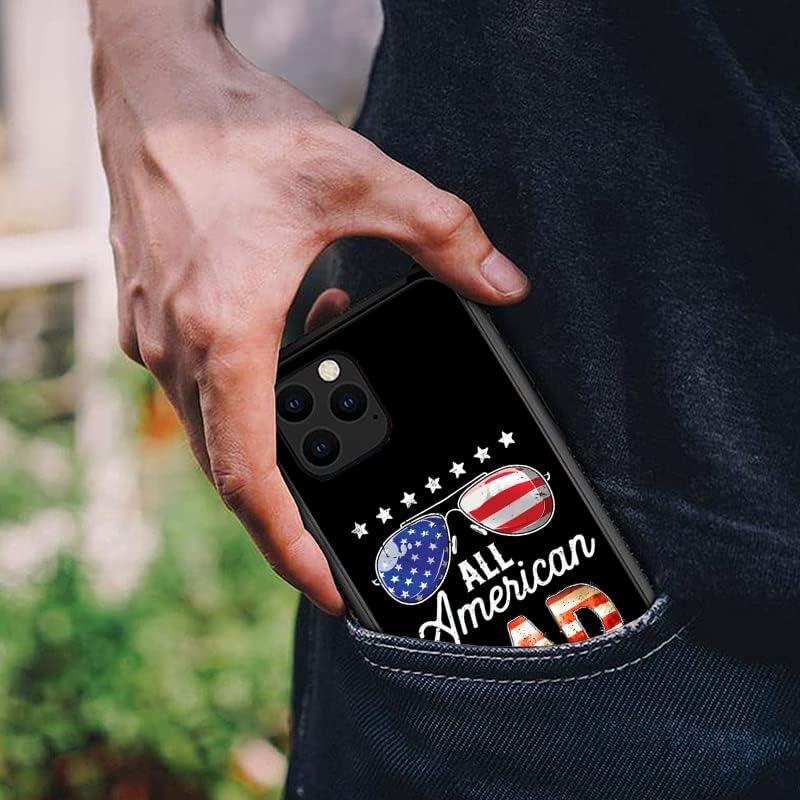 Miniatura 6 de All American Patriotic Dad - Funda para teléfono compatible con iPhone 11, 12, 13, 14 Pro Max, Samsung Galaxy S23 S22 S21 S20 FE Plus UltraA14 A54