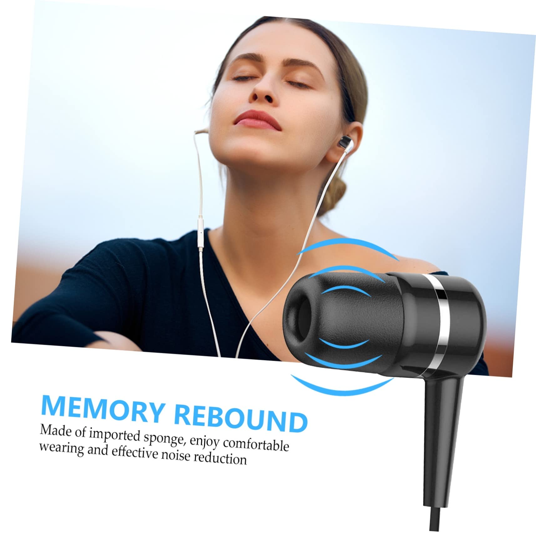 BESPORTBLE 40stücke Ersatz-ohrstöpsel Für Kopfhörer Memory Foam Kompatibel Mit Meisten Ear-modellen Schalldämpfend Ergonomisch Installieren Langlebig Und Hygienisch