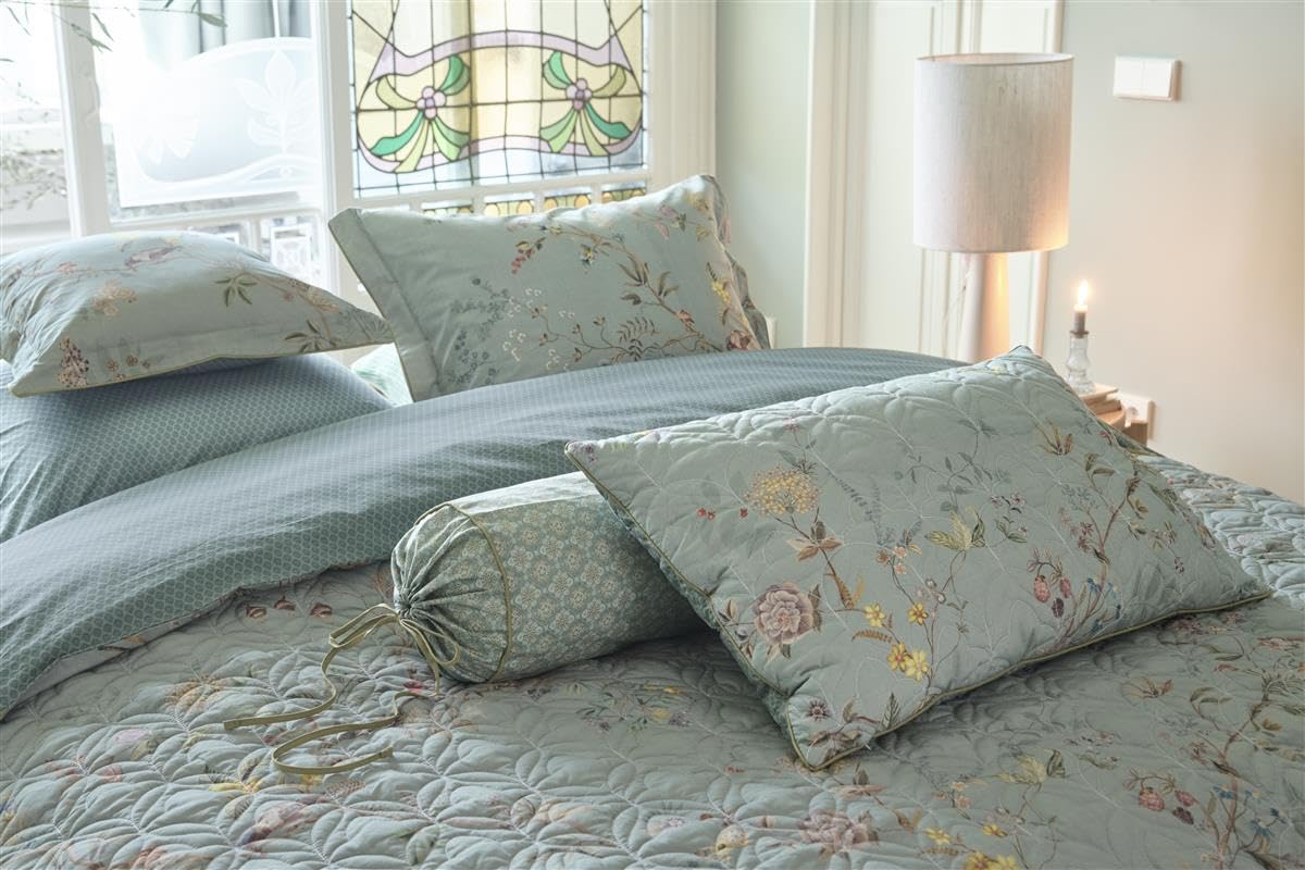 PIP Studio Juego de cama Autunno Light Blue 1 funda nórdica de 135 x 200 cm y 1 funda de almohada de 80 x 80 cm
