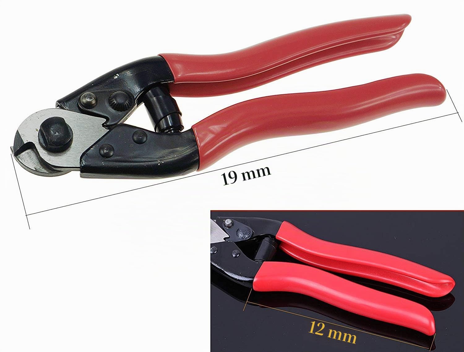 Lababe Pince coupe-câble à cliquet ultra résistante pour câbles en aluminium/cuivre jusqu'à 240 mm²