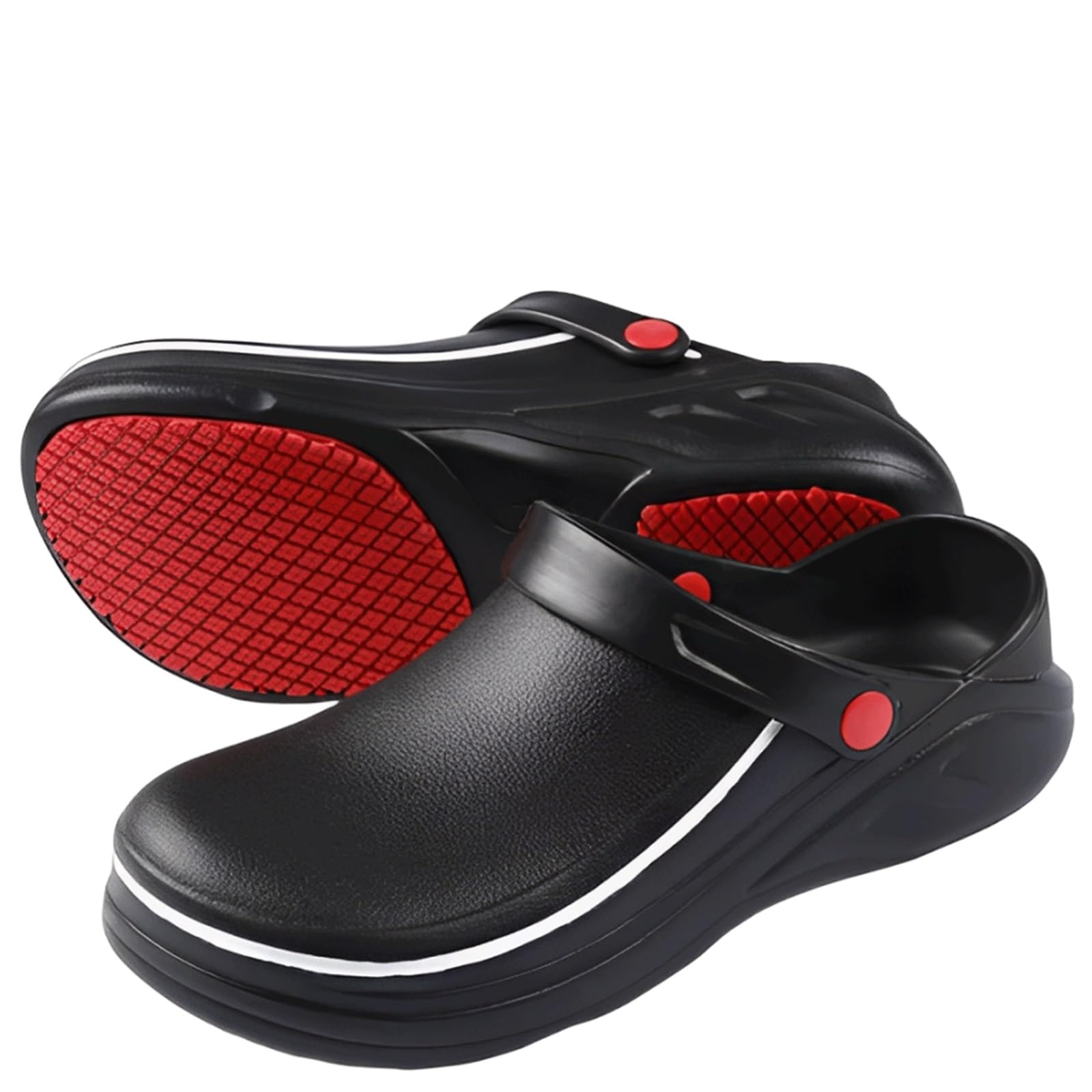 Zapatos De Chef para Hombre,Zapatos De Chef Resistentes Al Agua Y Al Aceite para Hombre,Zapatillas Deportivas Cocinas Restaurantes
