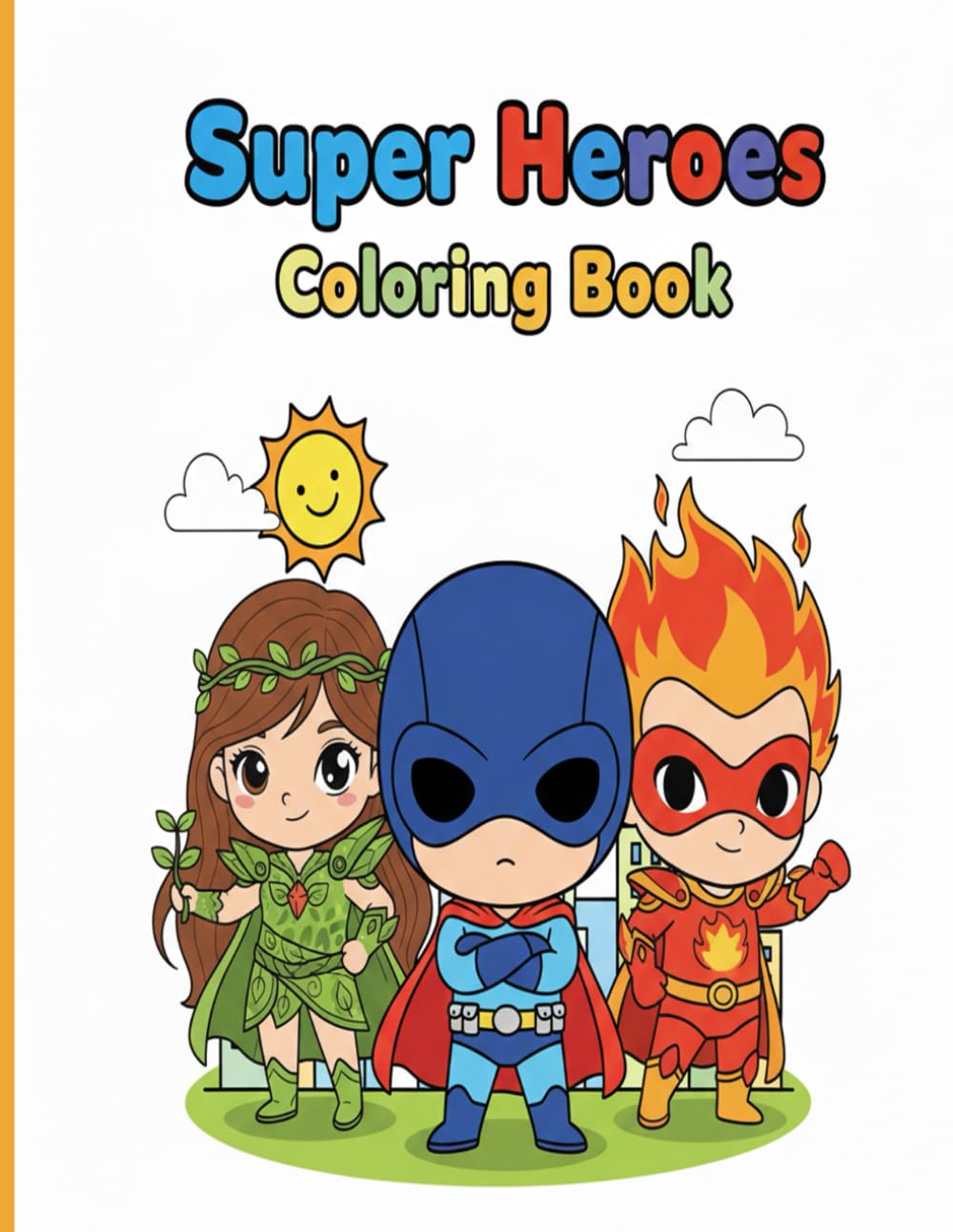 Super Heroes Coloring Book
