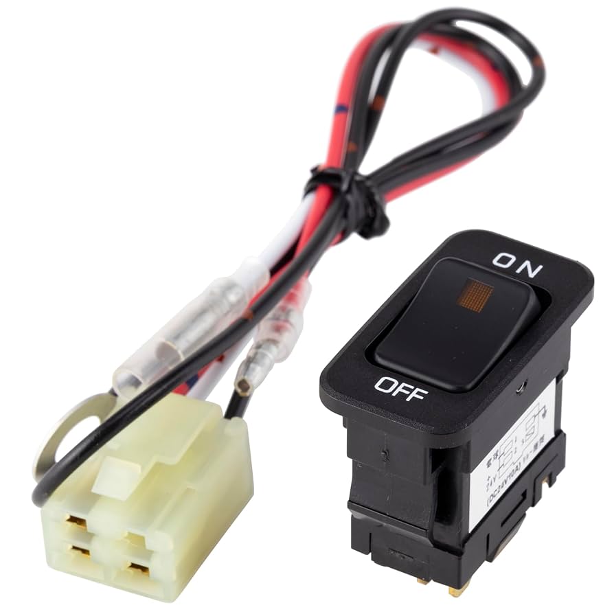Amazon.co.jp: 車載用シーソースイッチ IS-540 LED照光式［ON