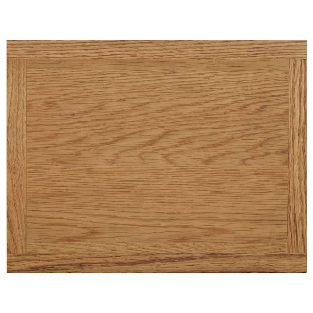 Stolik Na Gazety 45x35x55 cm Lite Drewno Dębowe z Półką