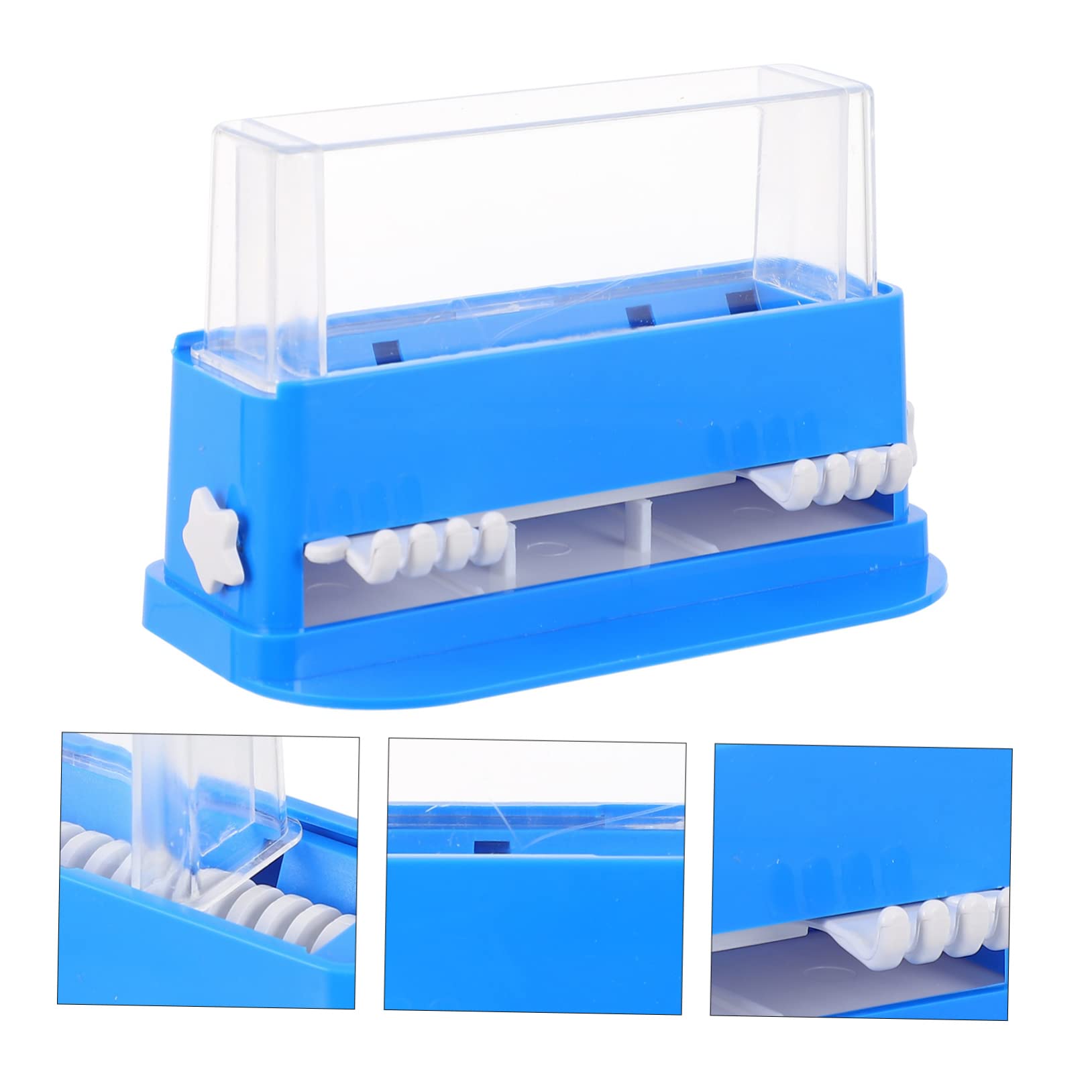 BESTYASH Cotton Swab Storage Dispenser Durable Plastic Toothpick Holder with Automatic Dispensing Design for Easy Refilling Bathroom Accessories for Cotton Balls and Sticks