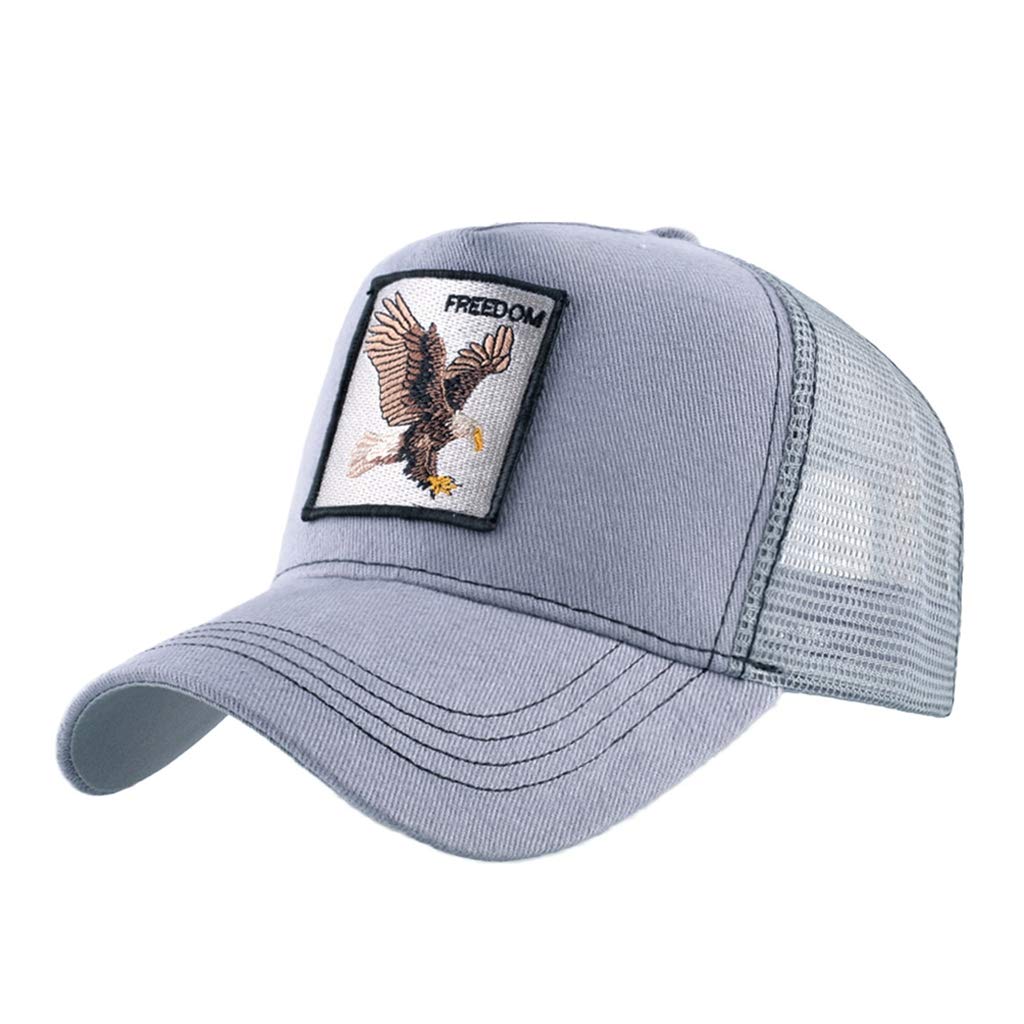 Unisex Animal Mesh Trucker Hat Snapback Embroidered Patch Baseball Caps