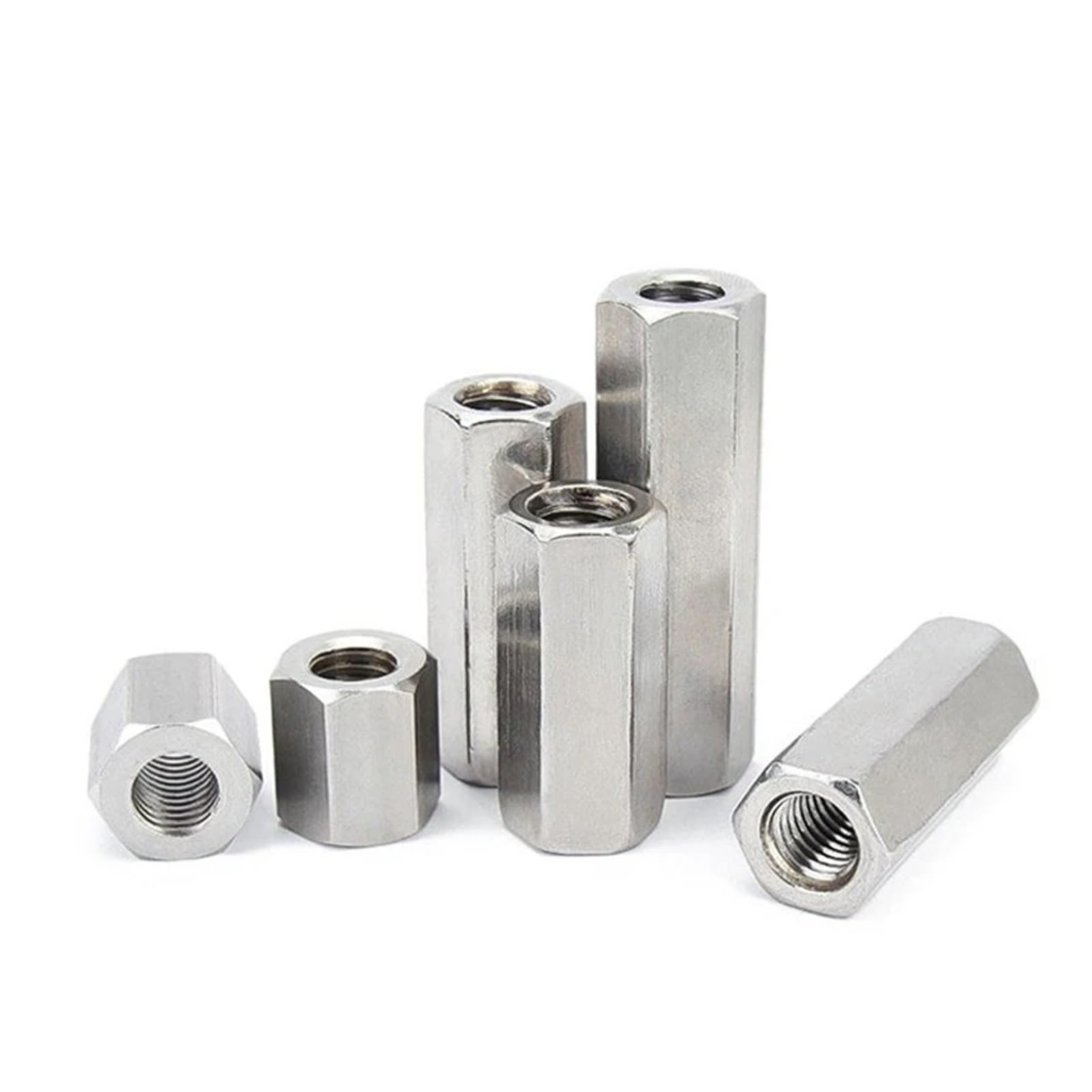 5 stücke M4 304 Edelstahl Hex Standoff Spacer Lange Stange Kupplung Hex Mutter Bolzen(50mm)