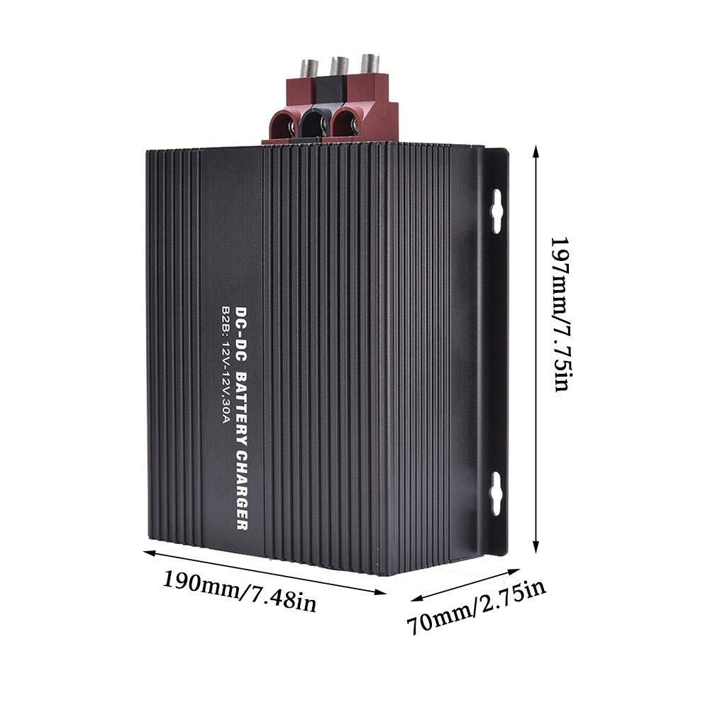 Caricabatterie Per Auto 12V / 30A, Manutentore Automatico Per Batteria Intelligente Con Alimentazione Bancaria Universale Bluetooth Connessione Parallela Automatica E Compensazione Della Carica