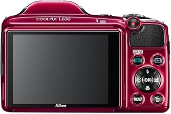 Nikon COOLPIX L100　フィルム２個 Buy Nikon Coolpix L830 16 MP Point and Shoot Camera (Red) with 34x