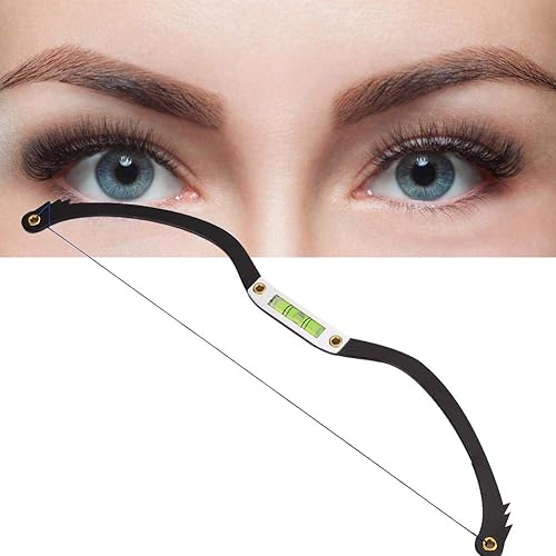 Regla de marcador de línea, regla de marcador de línea de tatuaje de cejas, herramienta de medición de esponja para medición de tatuajes de cejas,