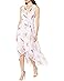 Calvin Klein Chiffon Print V-Neck Maxi Dress - Main View