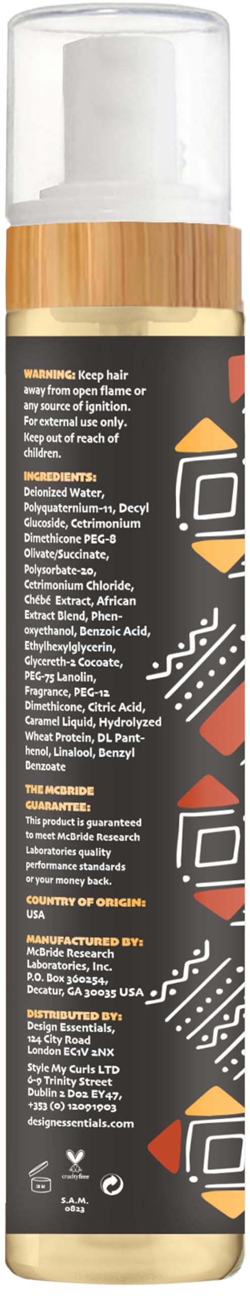 Design Essentials African Chebe Strengthening & Curl Perfecting Mousse