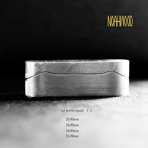 Miniatura 9 de NOAHWOOD Cubierta de diapasones (1.343x3.819 in 5-capas de madera de arce hecha a mano por NW11s Molds)+2 cintas de agarre (cremallera)