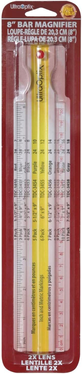 8 Inch Bar Magnifier 2X by Ultra Optix