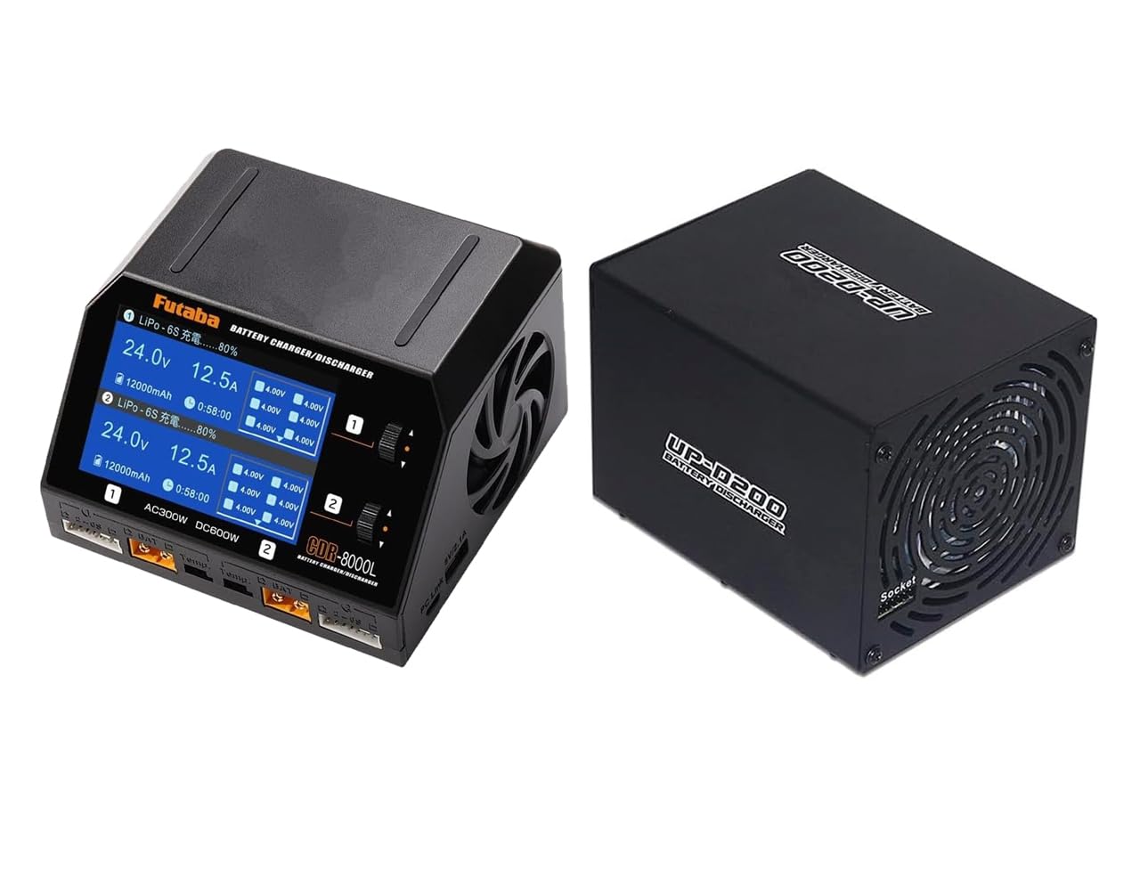 Amazon.co.jp: FUTABA CDR-8000L充電器＆UP-D200外部放電器セット(2025