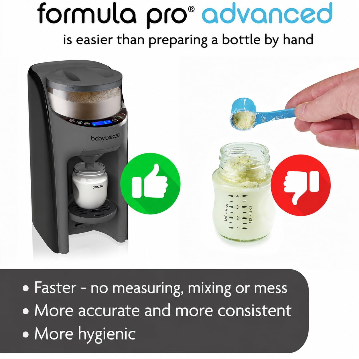 Amazon.co.jp: Baby Brezza Formula Pro アドバンストフォーミュラ