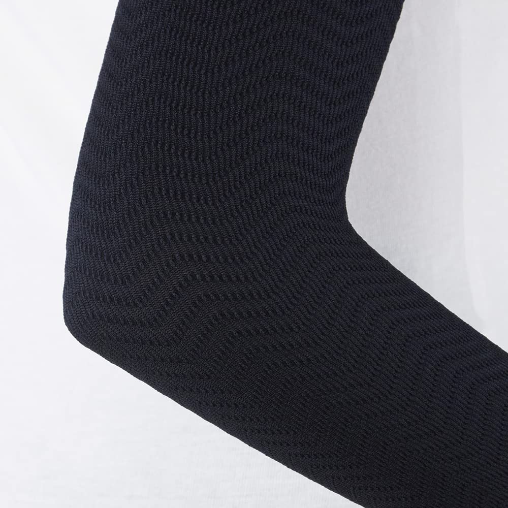 SOLIDEA Micromassage Armbands Brassards De Micromassage | Compression Graduée Décroissante 15/21 mmHg, Manchon De Compression (Noir, M)