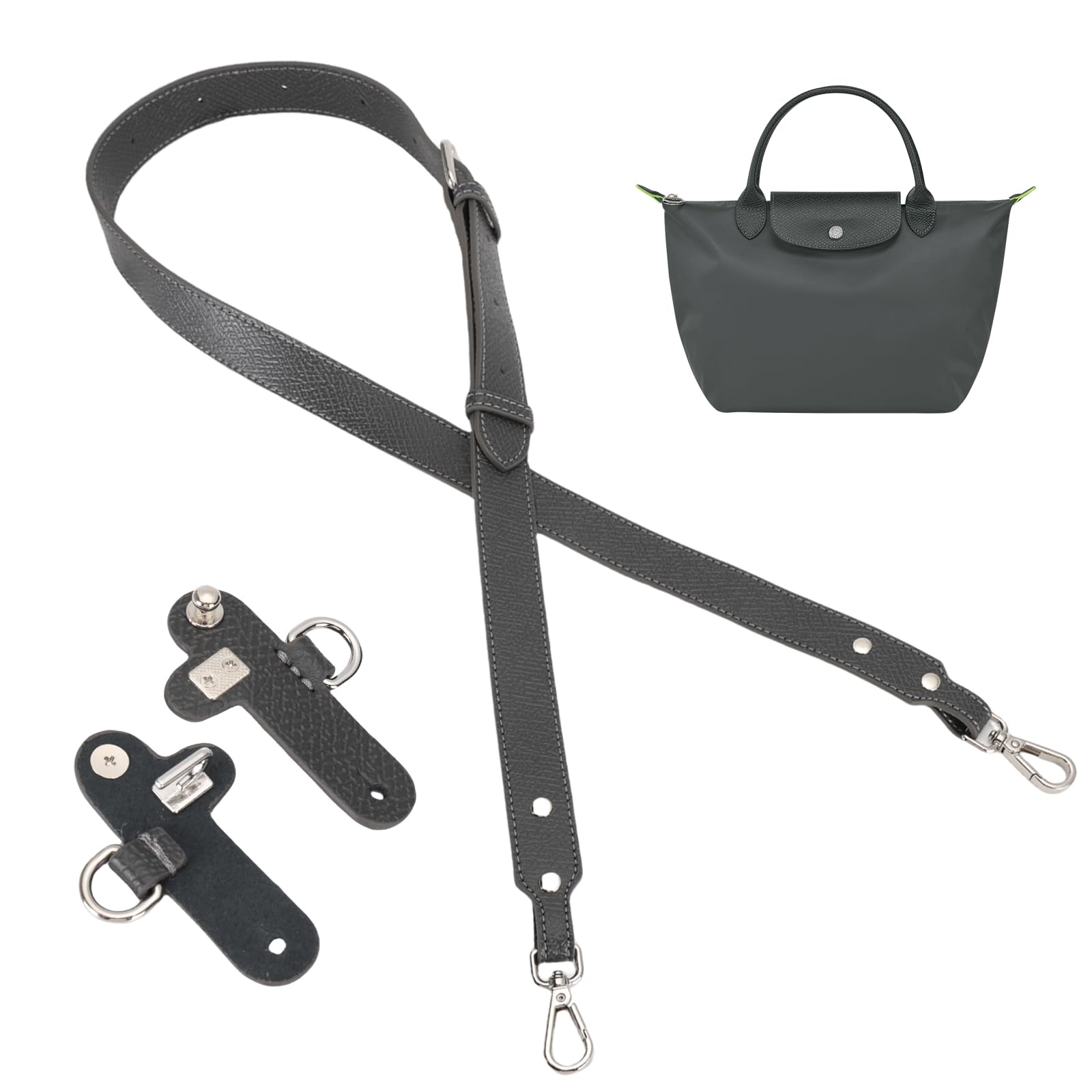Gastinsave Handtaschengurte Ersatz, Leder Handtasche Crossbody Schultergurt Verstellbar für Longchomp Tasche Frauen
