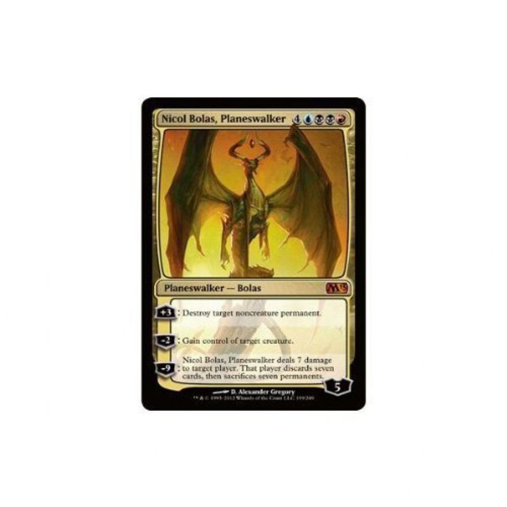 Magic: the Gathering - Nicol Bolas, Planeswalker (199) - Magic 2013