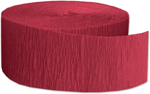 FR Festive Crepe Streamer (red) Party Accessory (1 count) (1/Pkg)
