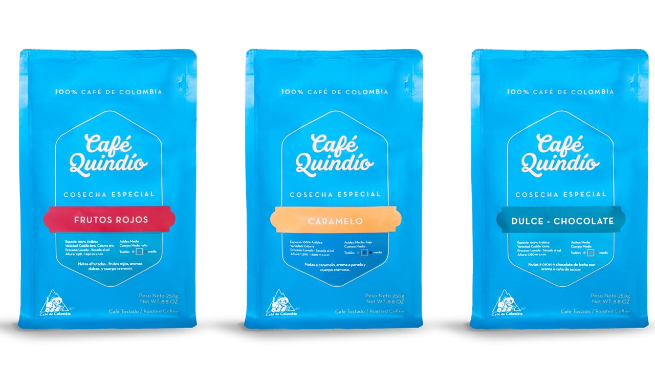 CAFE QUINDIOSpecialty Harvest Roasted Coffee Bundle x3