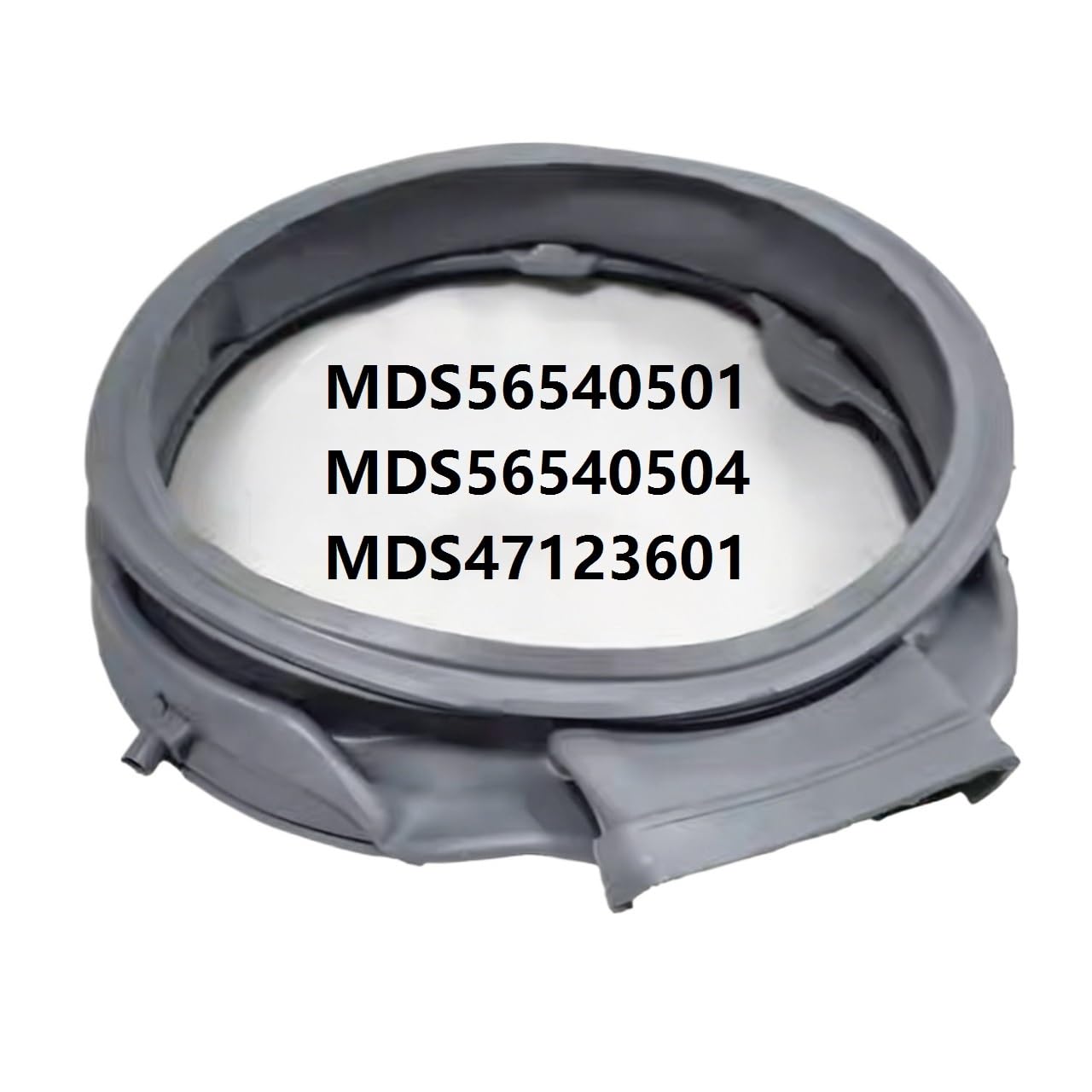 Anillo De Sello De Puerta, Compatible Con LG, MDS56540501 MDS56540504 MDS47123601 Piezas De Repuesto De Arandela De Goma De Sellado for Lavadora A Prueba De Agua(For MDS56540501 1pcs)