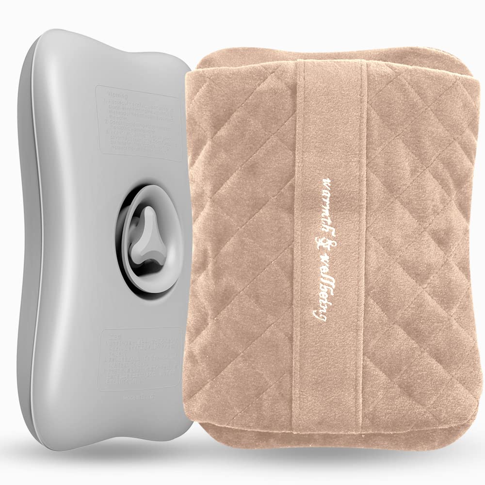 Buy Hot Water Bottle with Cover, BPA Free PVC Hot Water Bag for Neck