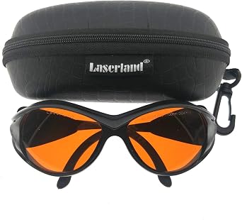 Laserland 532nm 1064nm OD6 UV Blue Green YAG qswitch Laser Protective Goggles Glasses for Tattoo Permanent Eyebrow Makeup Removal CE T3GS2