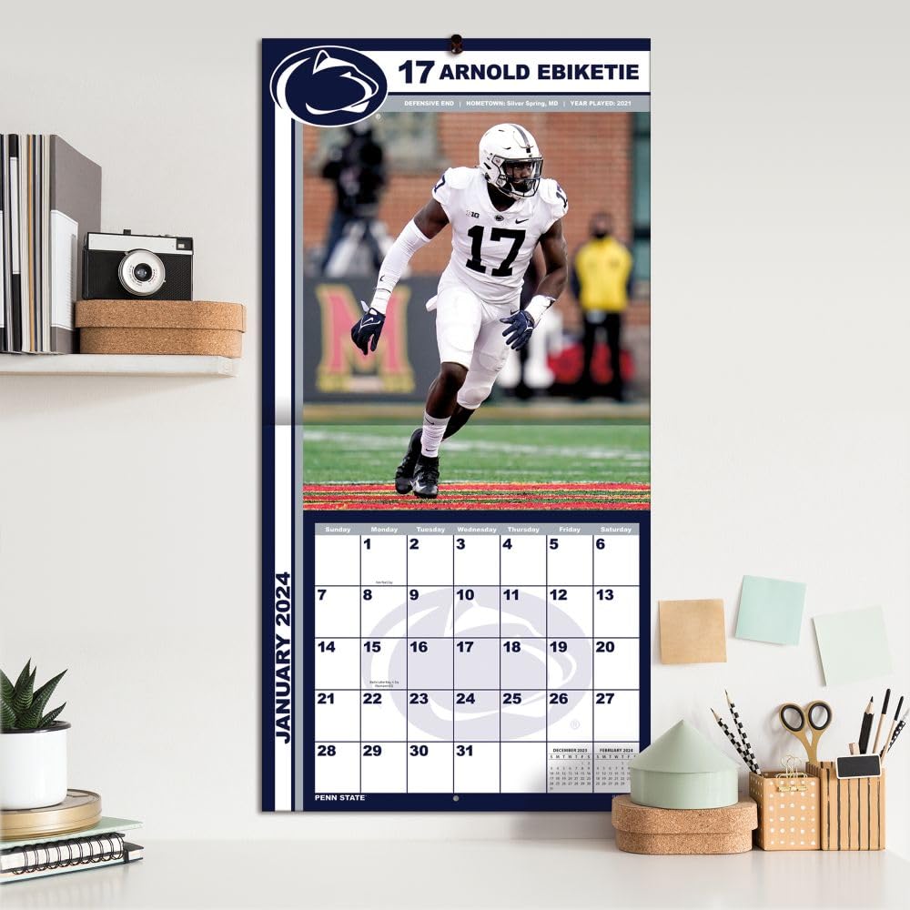 Amazon.com: Turner Licensing, COL Penn State Nittany Lions 2024 Wall  Calendar : Office Products