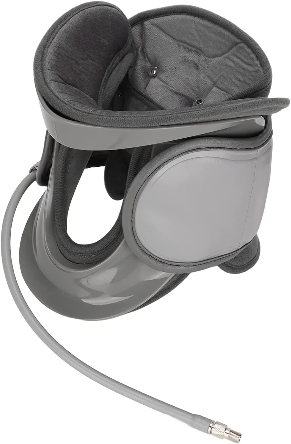 Collarín Soporte for el cuello, dispositivo de tracción cervical for el cuello Dispositivo de terapia de corrección de estiramiento cervical for descompresión del cuello en el hogar Ortesis para alivi