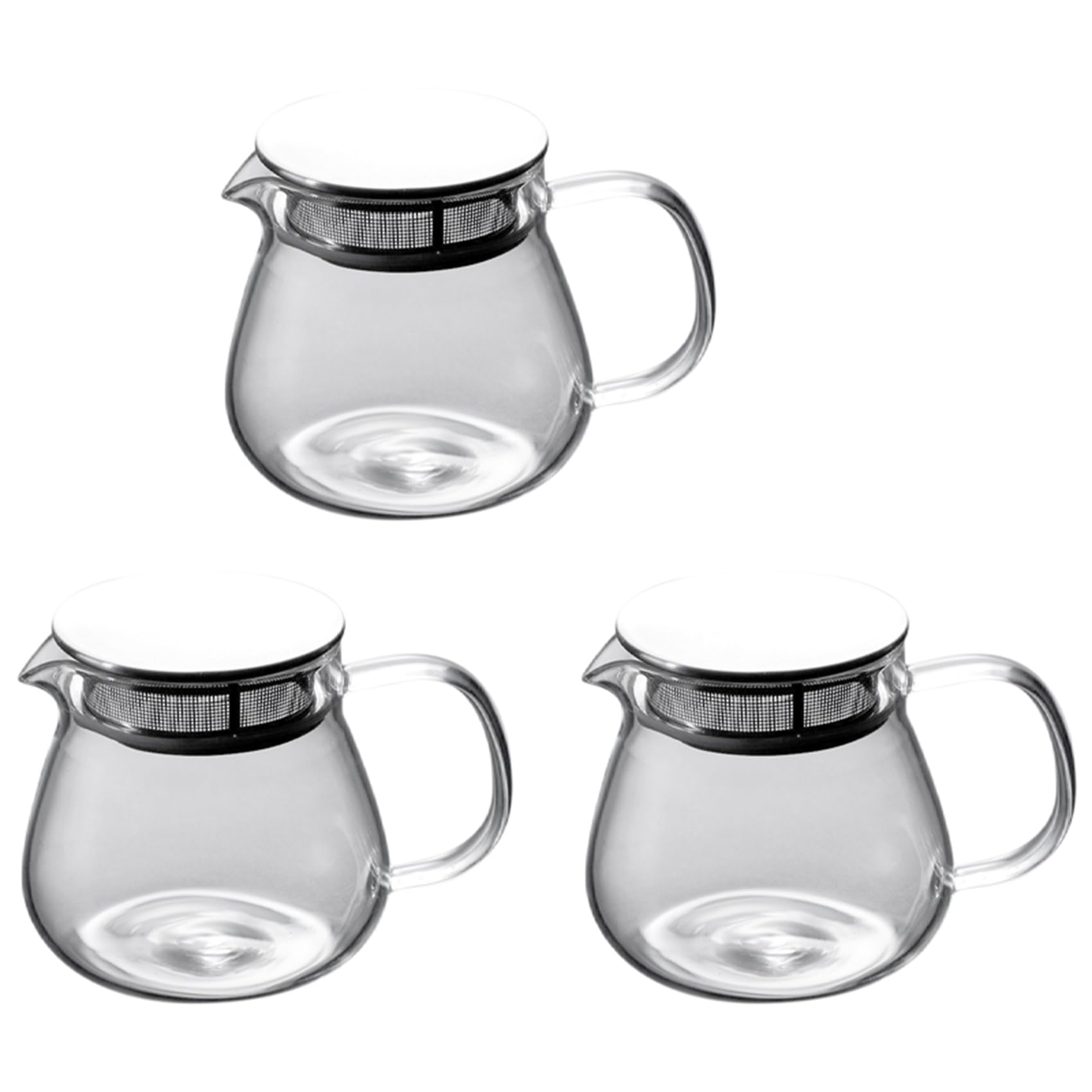 Cafetière couverture en acier pot de brassage transparent résistant
