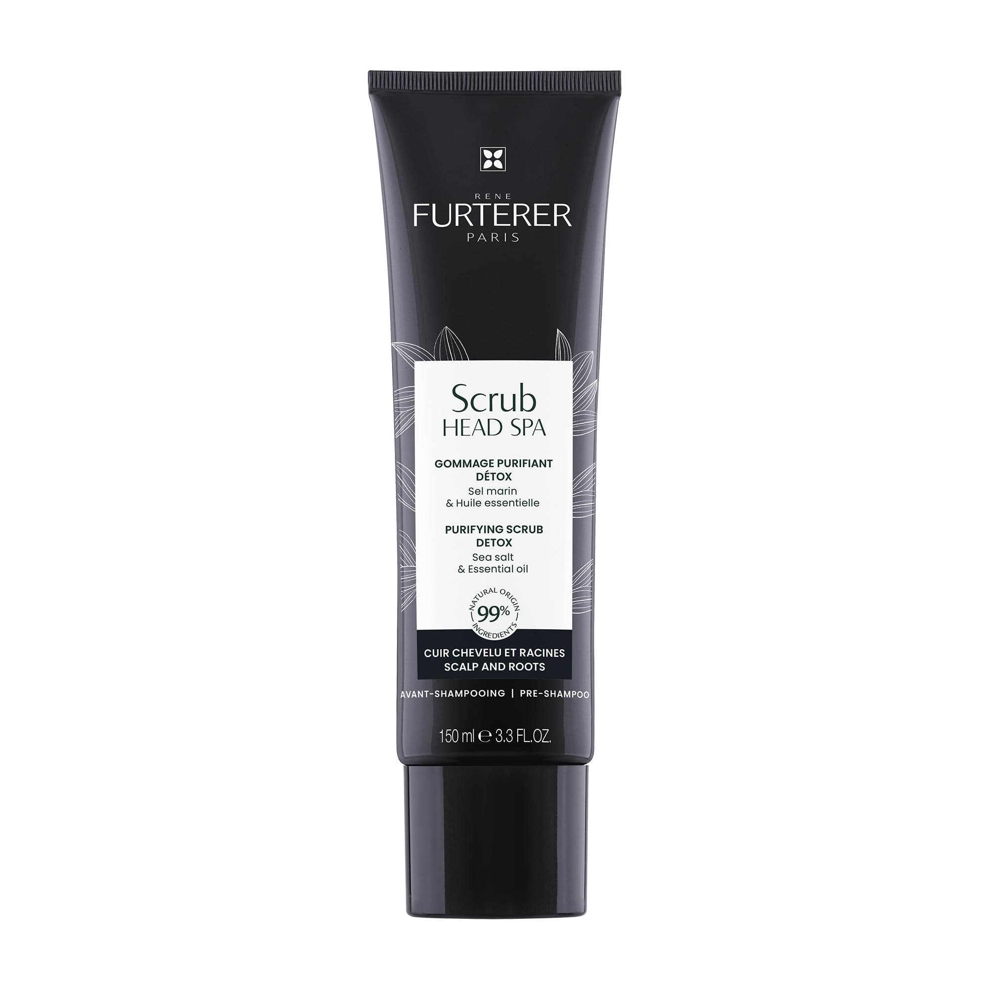 Rene Furterer Head Spa Purifying Scrub, Pre-Shampoo Detox 5.0 Fl. oz.