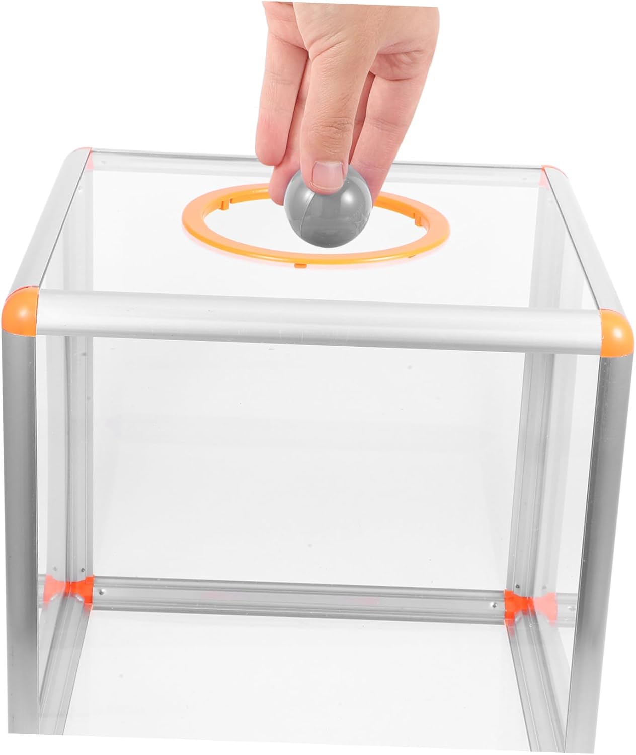 Raffle Box Desk Cube Storage Box Lottery Case for Annual Meeting Office Activities Party Gathering