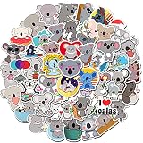 Cute Koala Stickers Pack Vinyl Decals for Water Bottles Hydroflask Book MacBook Laptop Phone Case(50