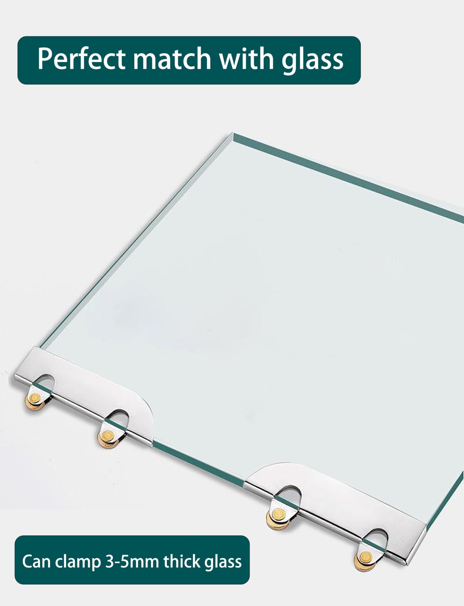 Zestaw prowadnic do szklanych drzwi przesuwnych 5 mm Aluminiowa podwójna szyna kanałowa z rolkami do gabloty do szafy, 1 zestaw(90cm)