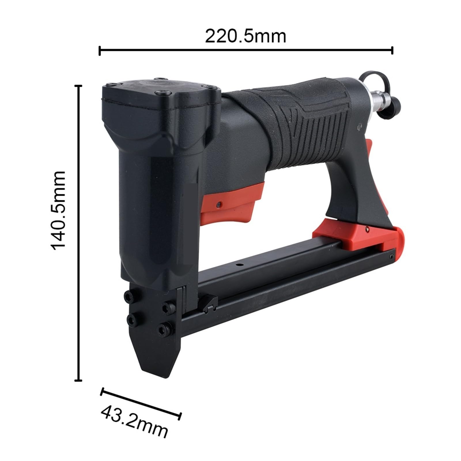 A8016 1/2" Szeroki Zszywacz Gwoździarka Pneumatyczna Pneumatyczny Pistolet Zszywający 21 Gauge O Dużej Pojemności Do Mebli Tapicerskich Do precyzyjnego frezowania