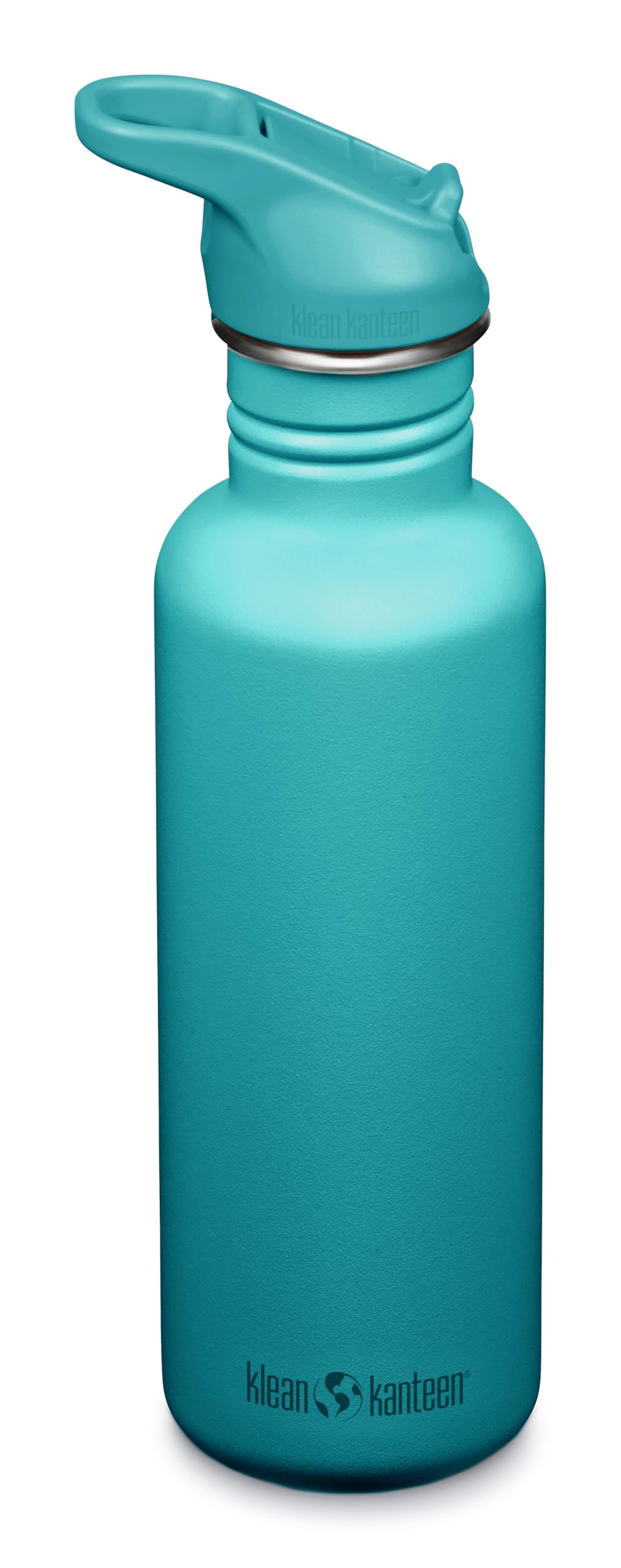 Rackhams Blue 800Ml Classic Water Bottle With Flip Seal Sport Cap - Baltic
