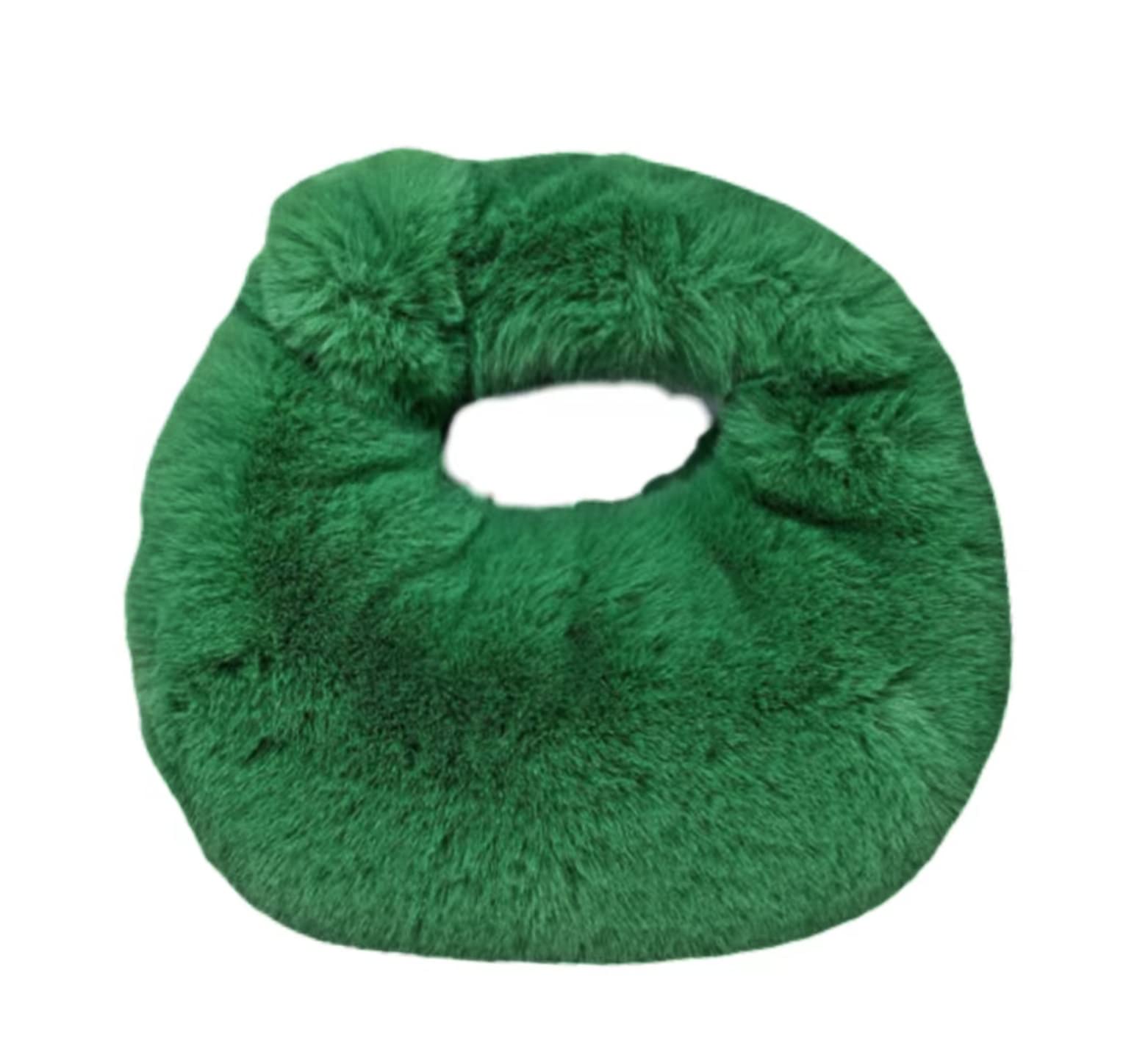 Xponni Fuzzy Dumpling Bags Cute Fluffy Y2k Handbags Soft Knotted