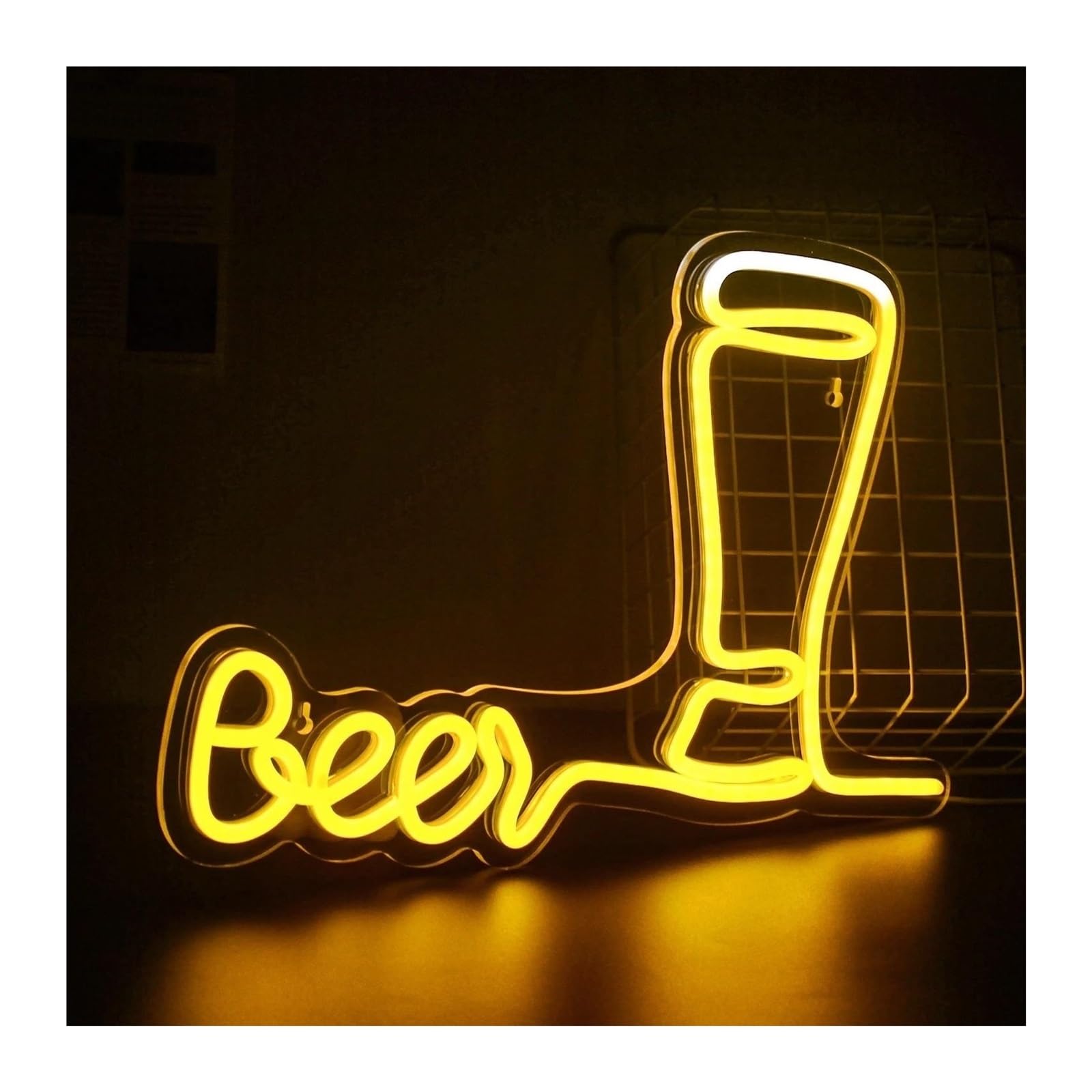 Smetti di pensare inizia a bere per insegne al per neon Luci a LED personalizzate Bar Sala Studio Casa Ristorante Lampade da parete ARTE(A)