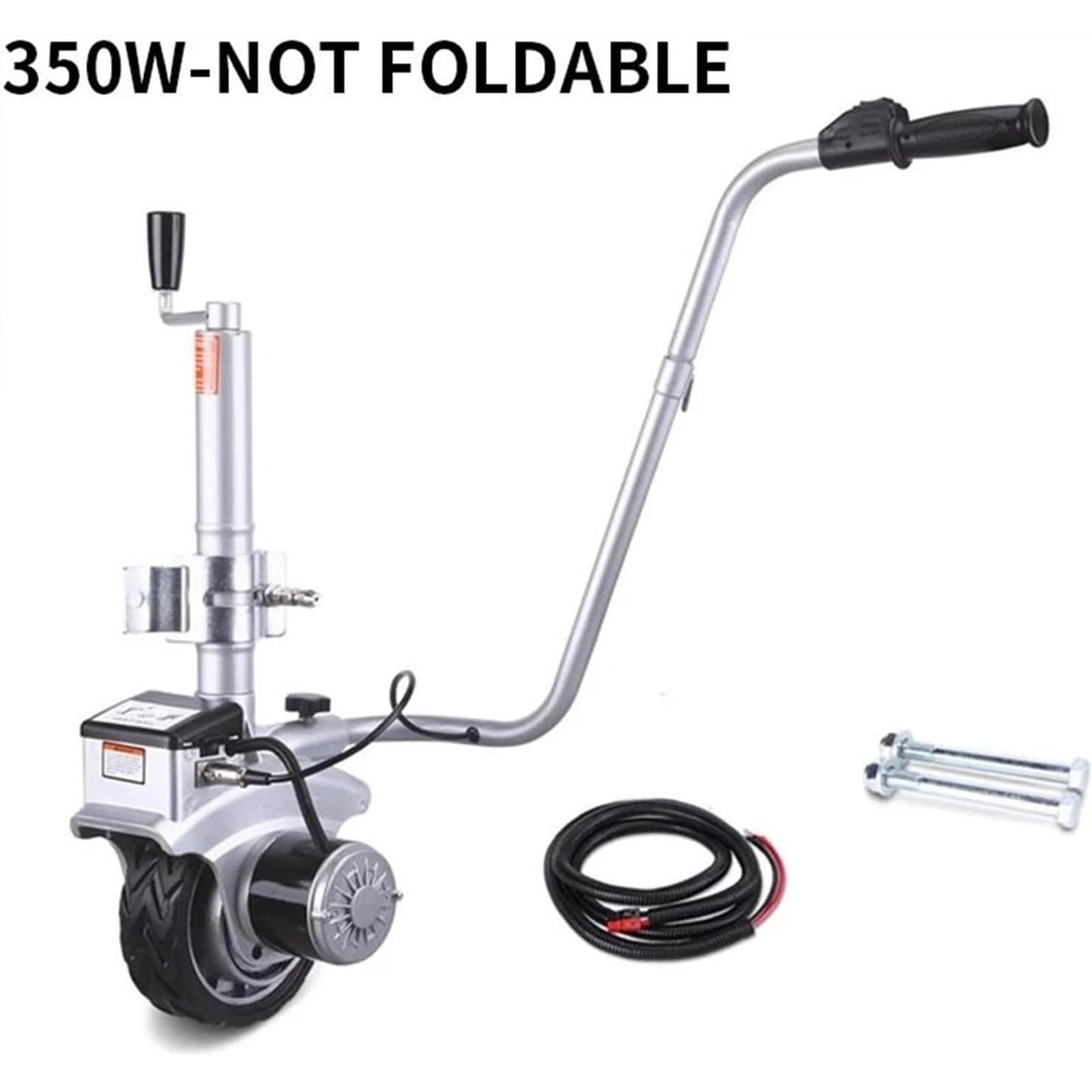 Elektrischer Anhänger-Mover, 12 V, 350 W/550 W, motorisiertes Rad mit 2722 kg maximaler Belastung und 5–7 m/min Geschwindigkeit, für Wohnwagen, Wohnmobil, Camper