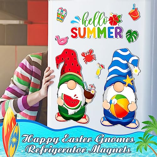 Set de 9 Imanes Decorativos de Gnomo para Verano miniatura 5
