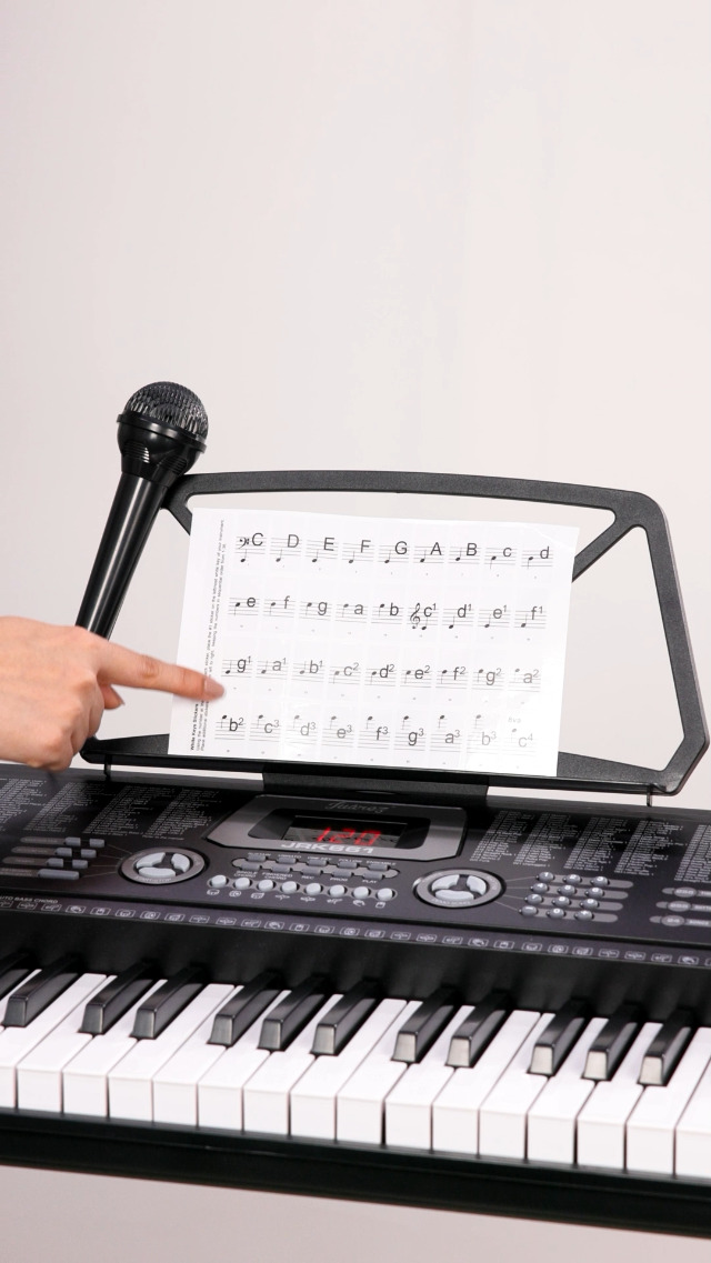 JUAREZ Octavé JRK661 61-Key Electronic Keyboard Piano with LED