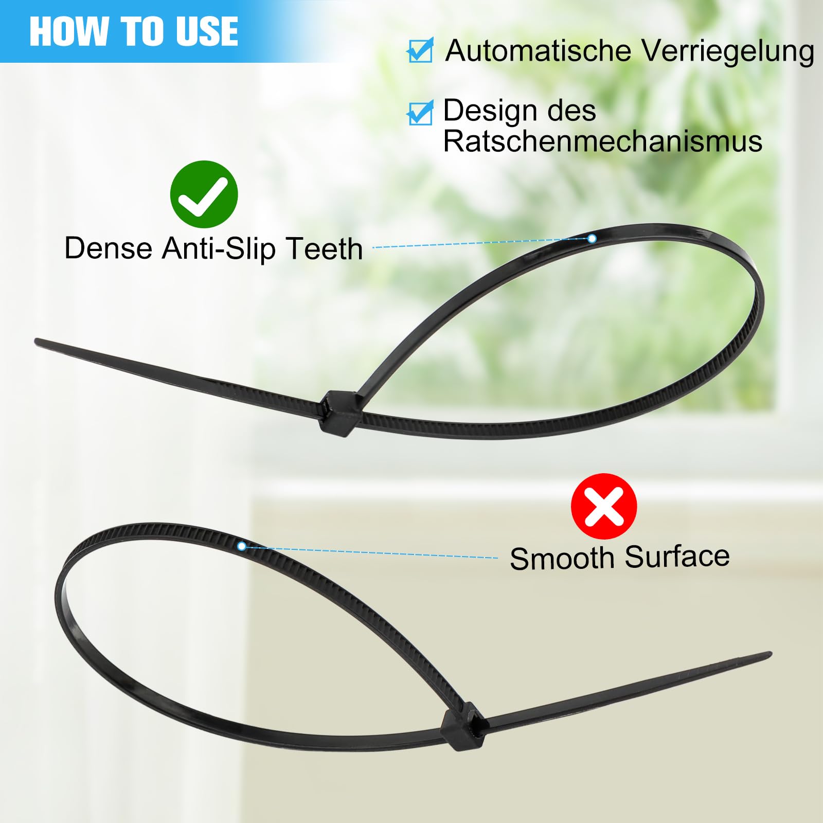 50 Pièces Attaches De Câble Nylon Professionnelles | FindTheDeal