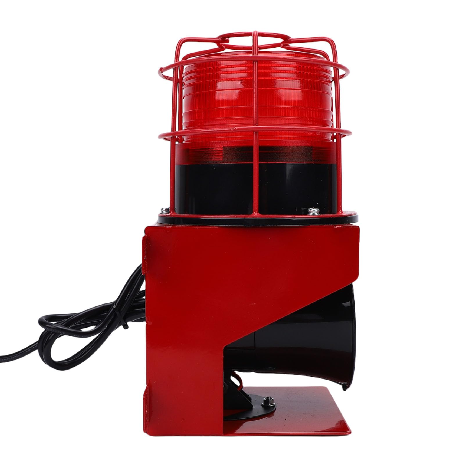 Aramox Sirena Sirena Industriale con Luce Stroboscopica da 20 DB, Allarme | Alloggiamento in Lega di Alluminio, Impermeabile IP55, Montaggio a Parete, per Miniere, Cave, Cantieri