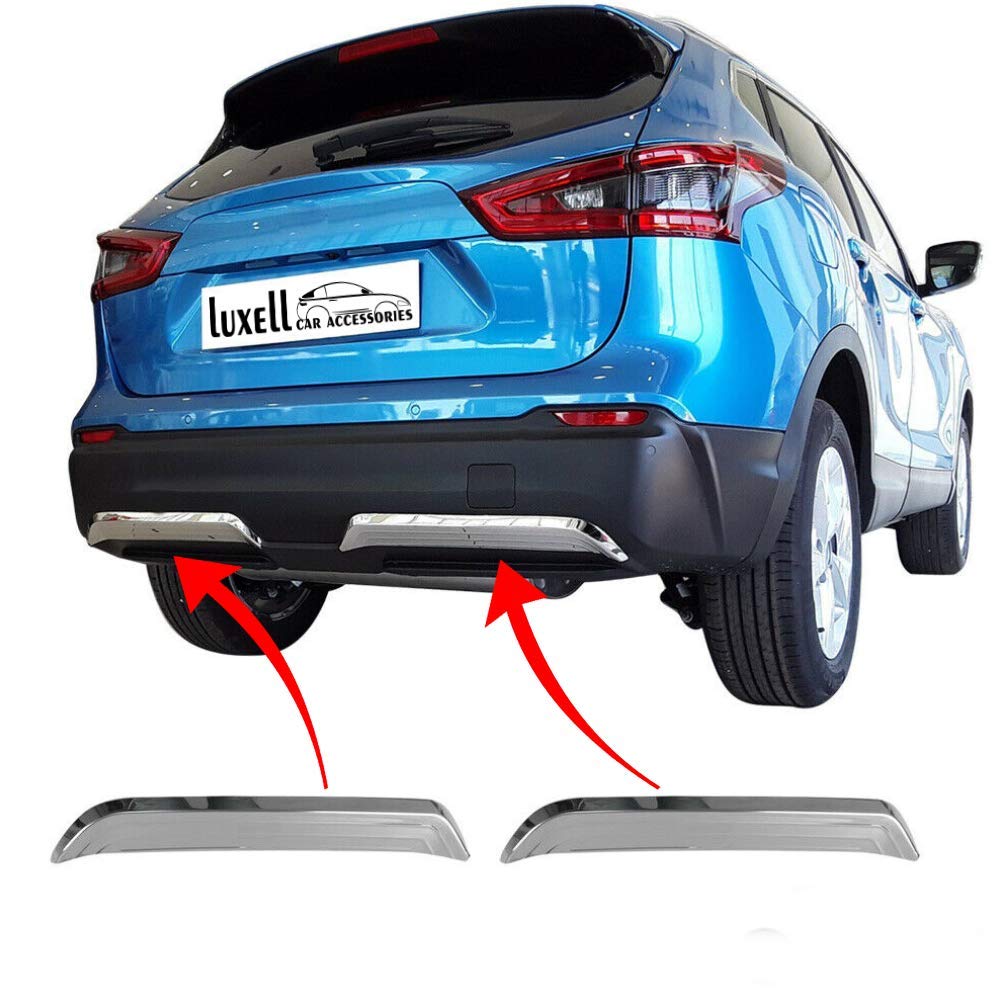 Deflettore di scarico cromato per Qashqai